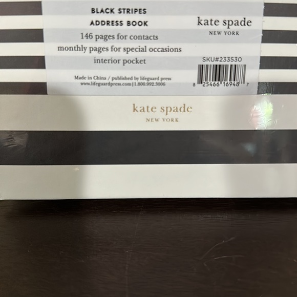NWT Kate Spade ♠️ Address Book - Picture 3 of 3